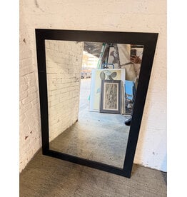 Modern Black Frame Rectangular Wall Mirror