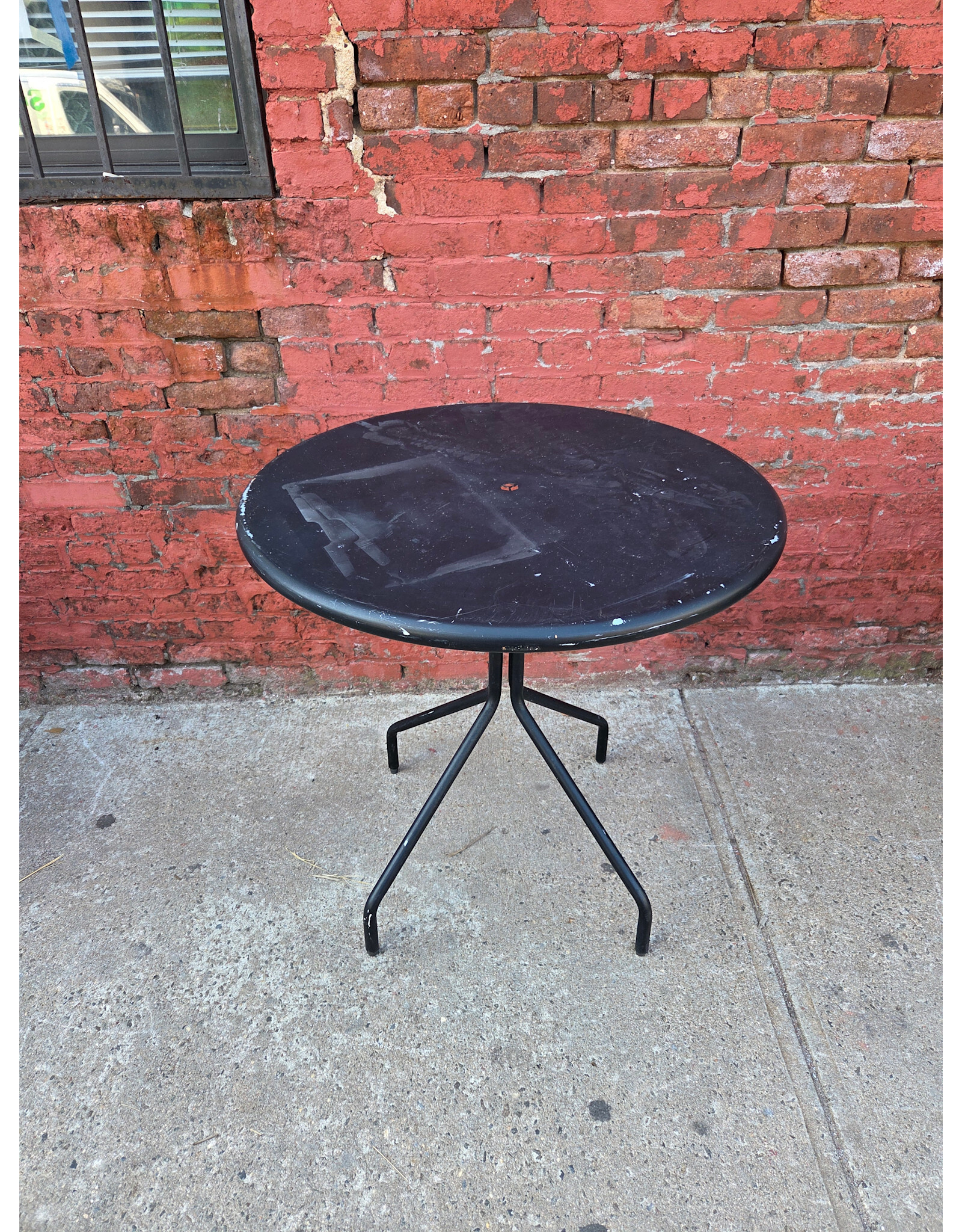 Bludot Black Metal Bistro Table