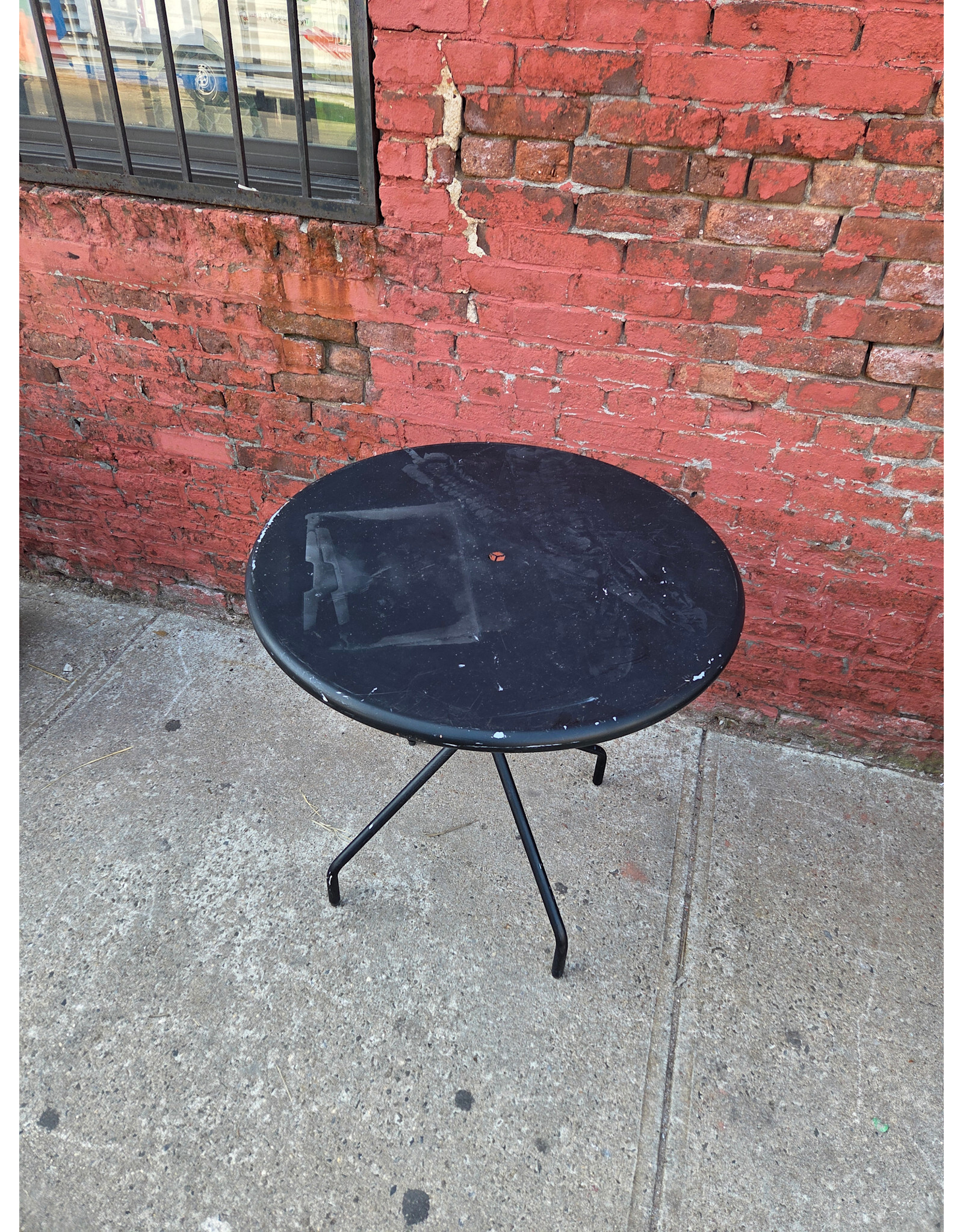 Bludot Black Metal Bistro Table