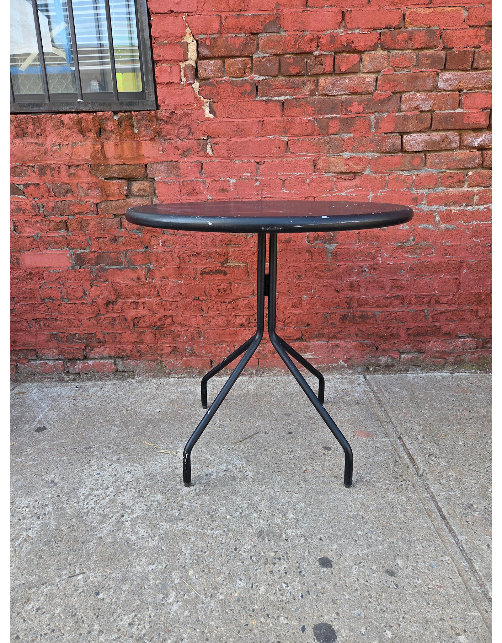 Bludot Black Metal Bistro Table