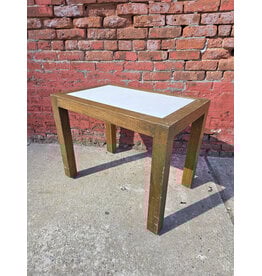 Vintage Wooden with Laminate Top Side Table