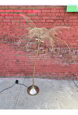 CB2 Gold Palm Tree Floor Lamp