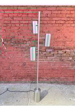 CB2 Trio Brushed Nickel Floor Lamp