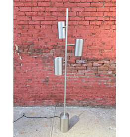CB2 Trio Brushed Nickel Floor Lamp