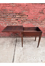 Walnut Flip-top Side Table