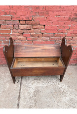 Primitive Early American Storage Bench