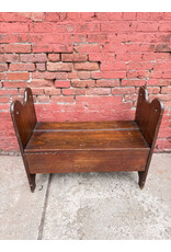Primitive Early American Storage Bench