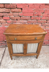 Vintage Lattice Front Nightstand
