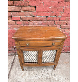 Vintage Lattice Front Nightstand