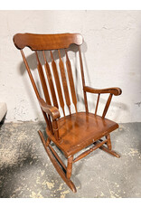 Vintage Style Windsor Wood Rocking Chair