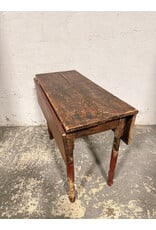 Antique Drop Leaf Rustic Table