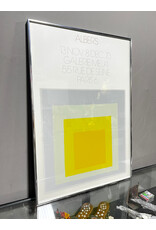 Framed Josef Albers exhibition poster