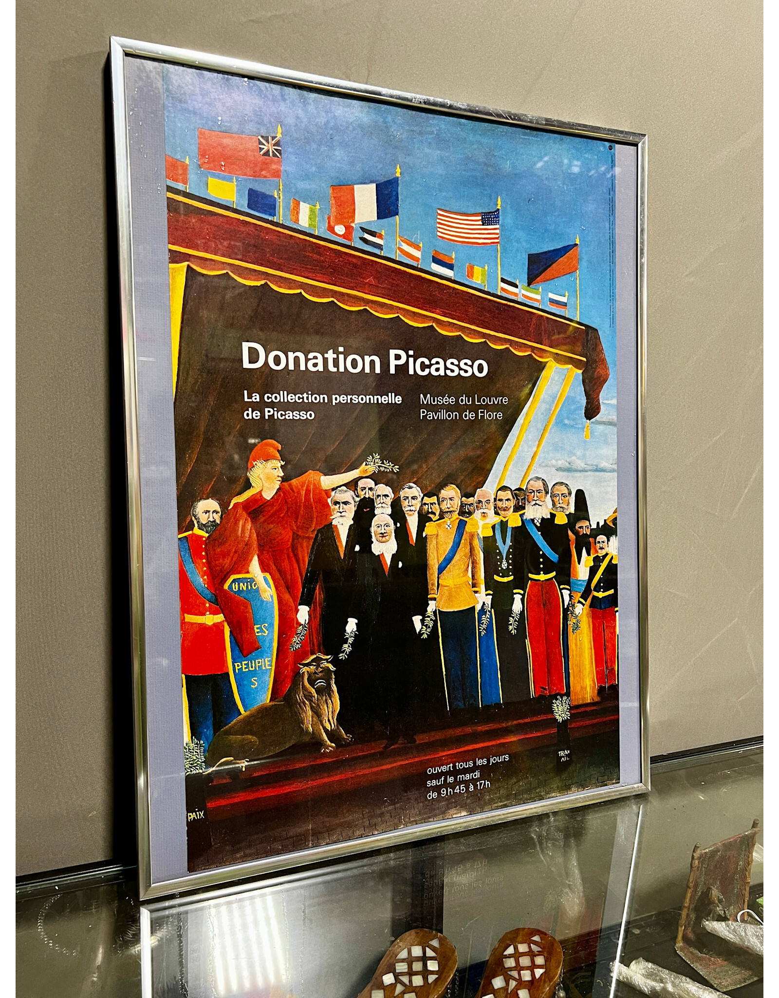 Donation Picasso Exhibition at the Louvre, framed poster