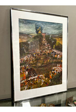 Siege of Kandahar by Payag, framed print