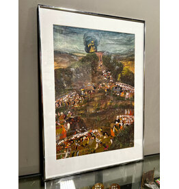 Siege of Kandahar by Payag, framed print