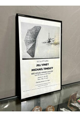 Jill Viney/Michael Tingley at Bird House Annex Gallery, framed exhibition poster