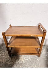 Vintage Wooden Bar Cart