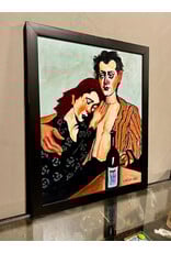 Stand Up, framed oil on canvas, sgnd C FALIK 11/08