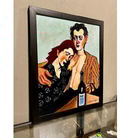 Stand Up, framed oil on canvas, sgnd C FALIK 11/08