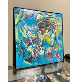 Moscow (Red Square 1) by Wassily Kandinsky. framed print