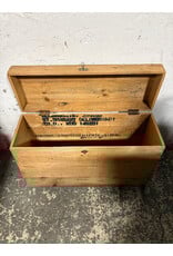 Vintage Rustic Wooden Trunk