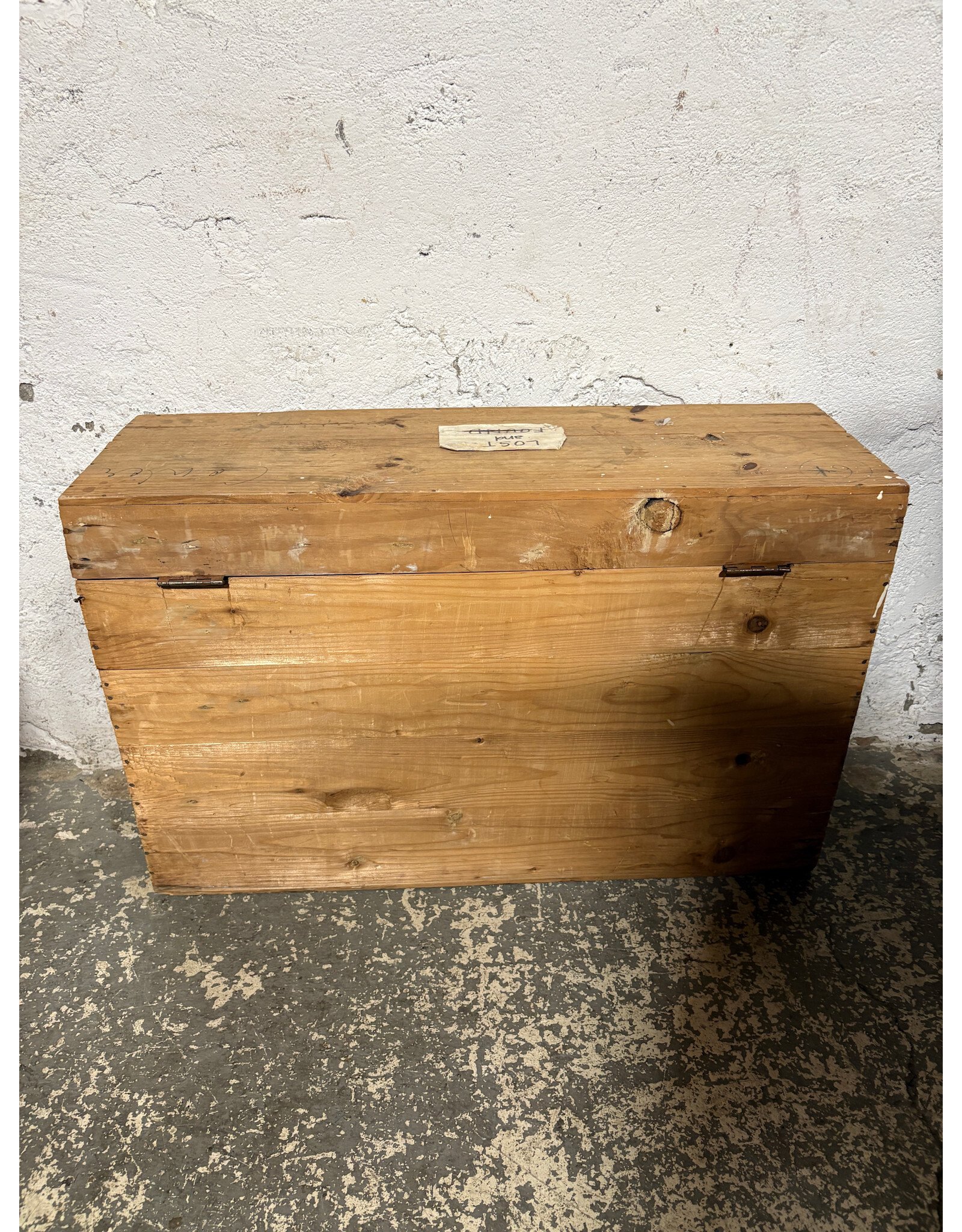 Vintage Rustic Wooden Trunk