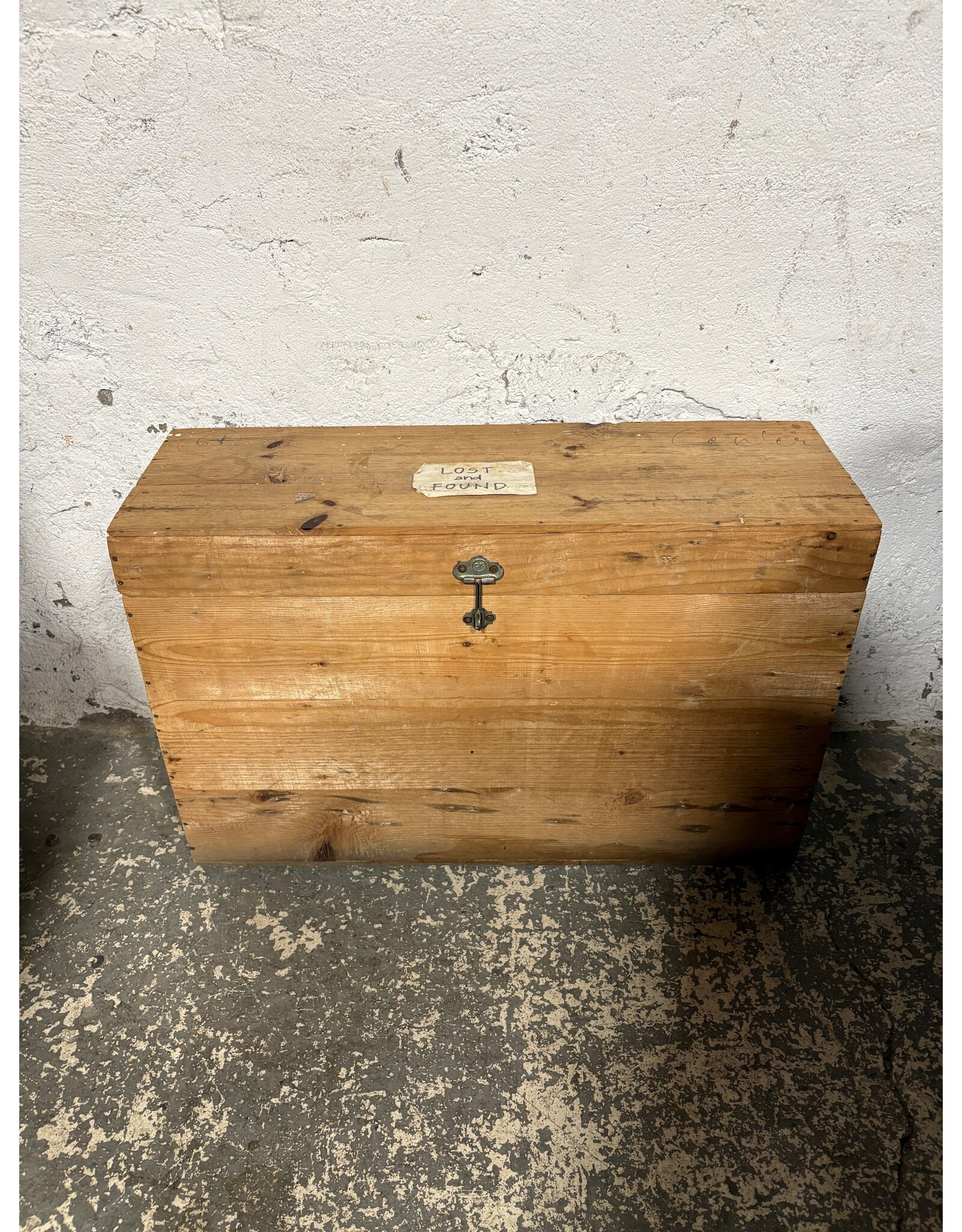 Vintage Rustic Wooden Trunk