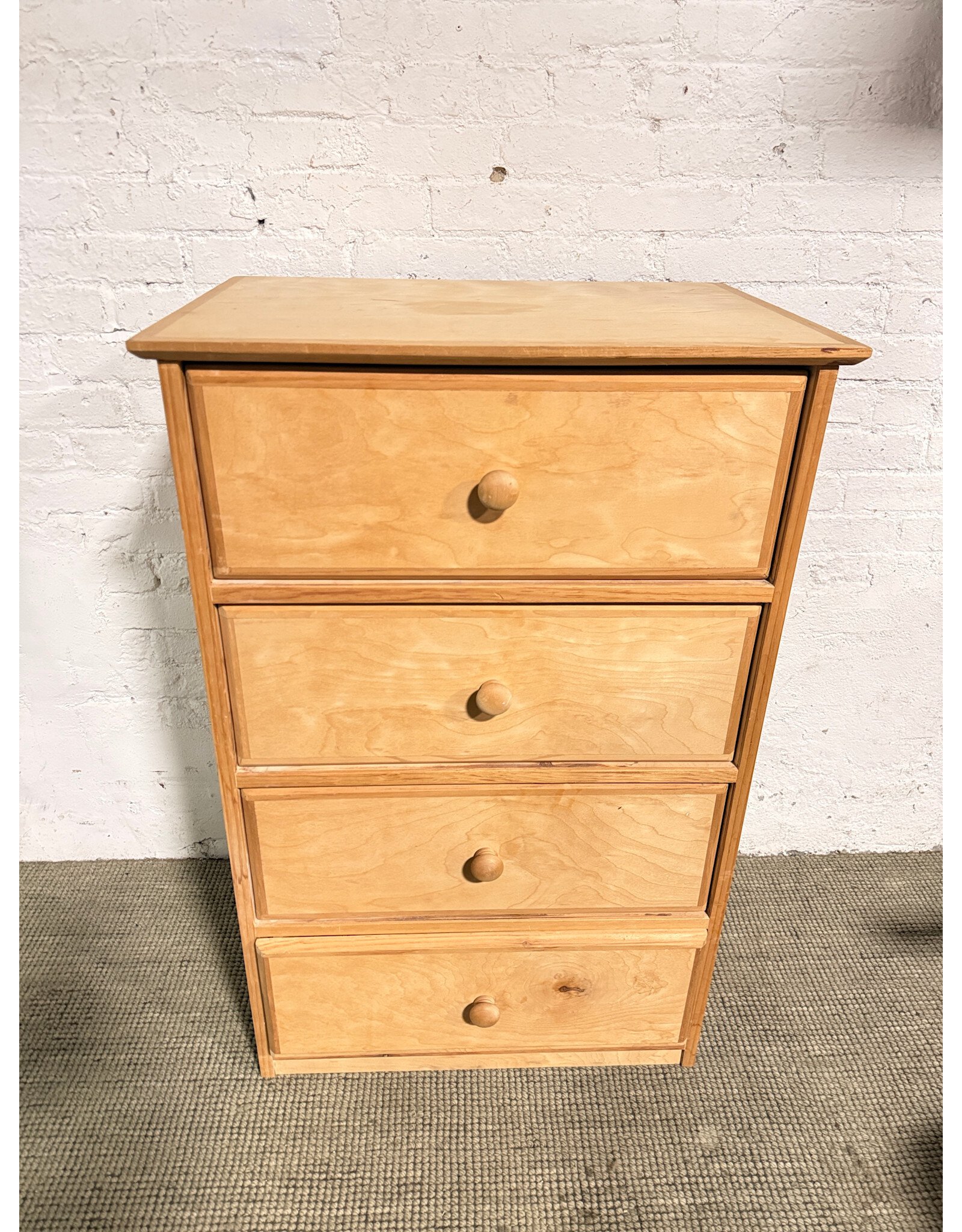 Pine 4-Drawer Chest of Drawers