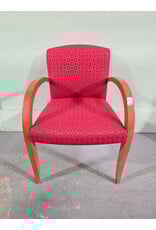 Teknion Red Upholstered Asana Chair