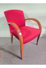 Teknion Red Upholstered Asana Chair