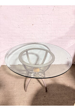 Ethan Allen Radius Round Glass Table