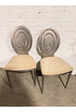 Ethan Allen Ethan Allen Brushed Nickel Radius Dining Chair