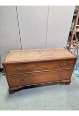 Antique Wooden 2-Drawer Chest