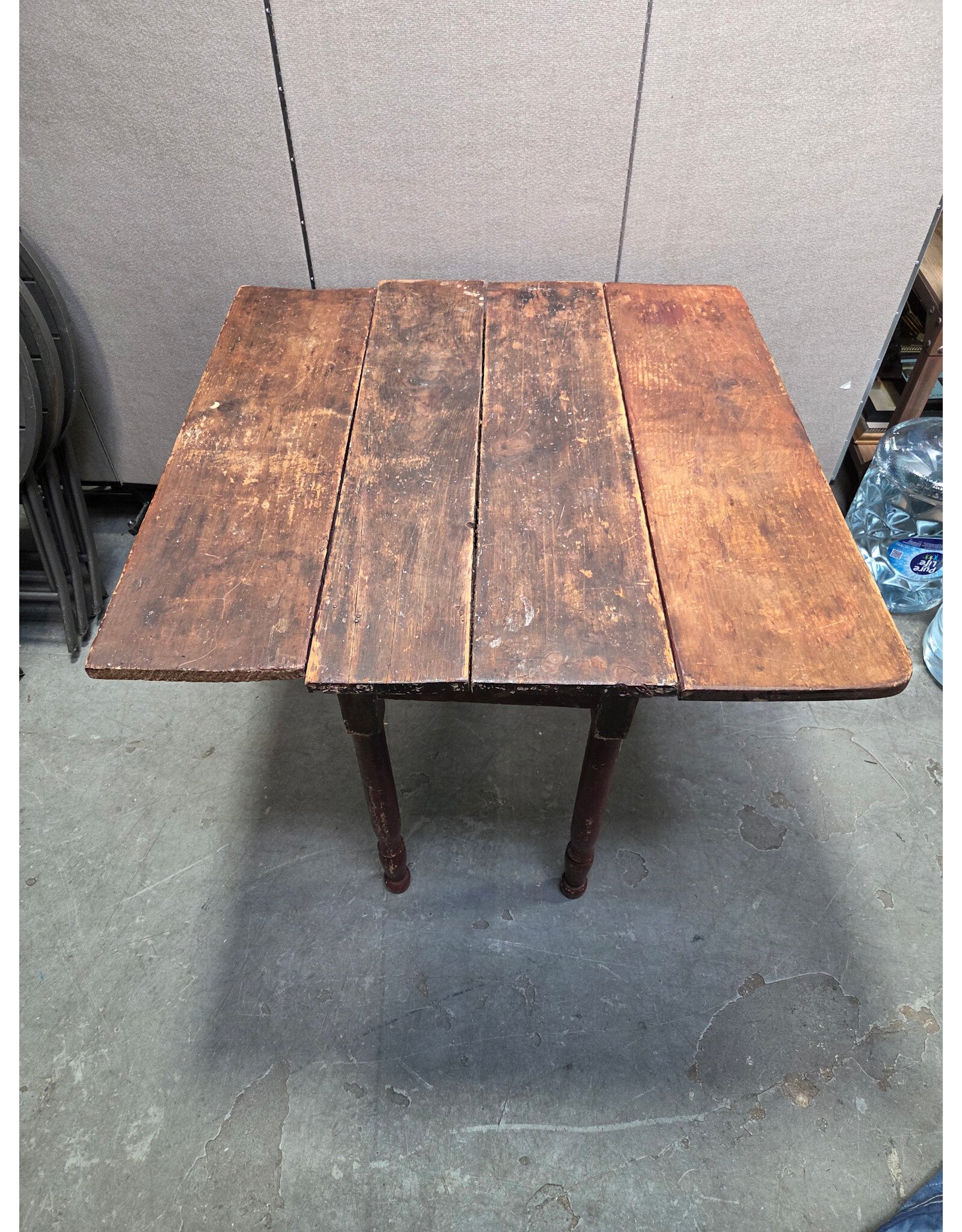 Antique Wooden Drop Leaf Table