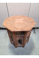 Indian Carved Collapsable Side Table