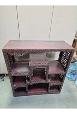 Antique Wooden Display Shelf