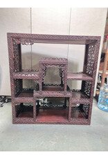 Antique Wooden Display Shelf