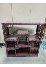 Antique Wooden Display Shelf