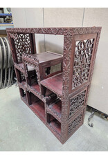 Antique Wooden Display Shelf