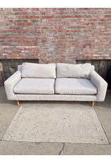 West Elm Eddy Modern Gray Sofa by West Elm