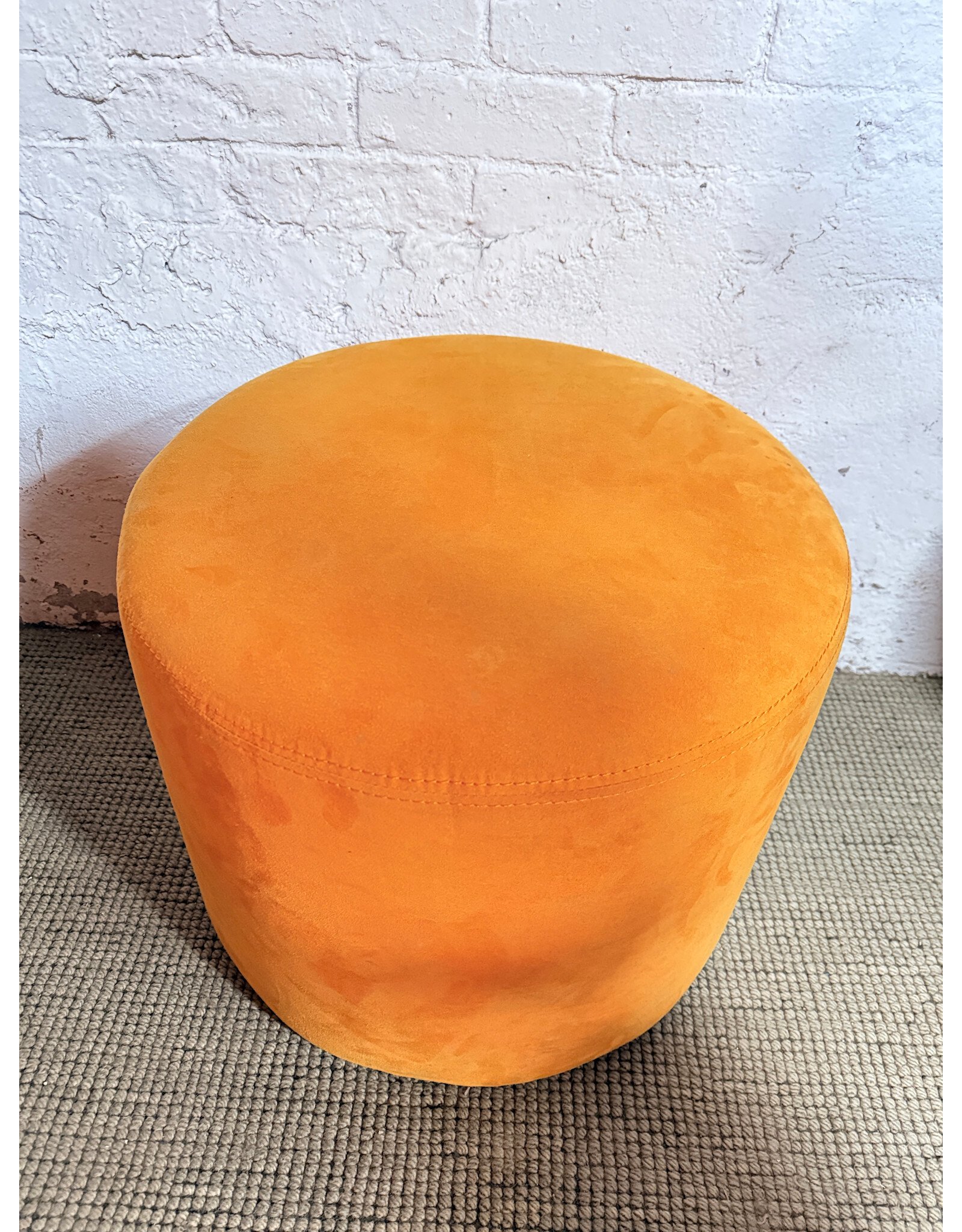 Hem Round Bon Pouf in Ochre by Hem