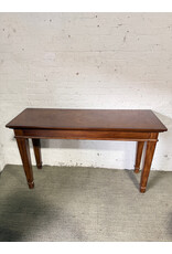 Modern Walnut Wood Console Table