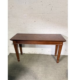 Modern Walnut Wood Console Table