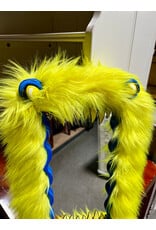 Yellow Monster Mirror by Haley Lane Art