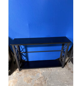 Black Entryway Console Table
