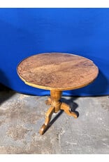 Antique English 19th-Century Style Alder Root or Burr Birch Tilt-Top Table