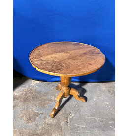 Antique English 19th-Century Style Alder Root or Burr Birch Tilt-Top Table