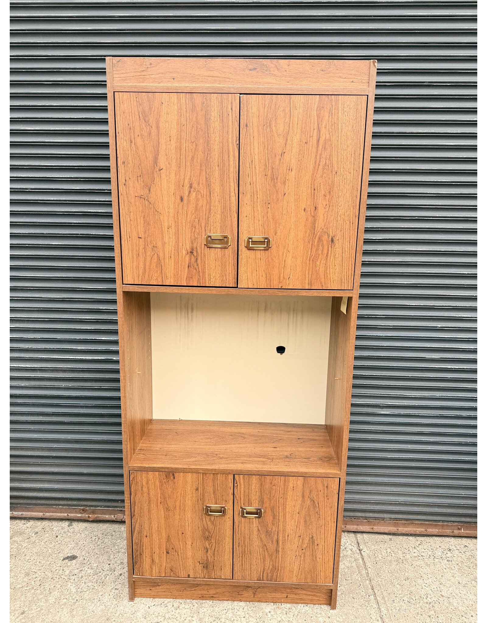Tall Wooden Storage Cabinet