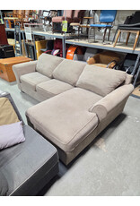 Ashley Furniture Gray 2-Piece Sectional Sofa with Ottoman