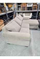 Ashley Furniture Gray 2-Piece Sectional Sofa with Ottoman